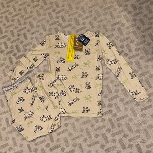 Bellabu Bear Panda Bamboo Kids Pajamas
